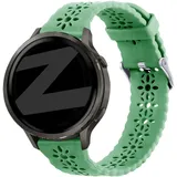 Bandz Garmin Approach J1 Armband Silikon 'Lace' für Garmin Approach J1 - Hellgrün - Schnallenverschluss