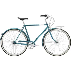 Creme Caferacer Man Doppio Blau Modell Aktion