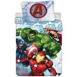 Jerry Fabrics Bettwäsche 140 x 200 cm / 70 x 90 cm Baumwolle, Avengers Heroes, 140x200cm