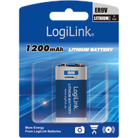 Logilink Ultra Power ER9V Lithium Batterie, Block, 9V