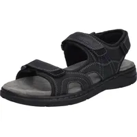 Josef Seibel Herren Klassische Sandalen Marlon 06,Weite G (Normal),Wechselfußbett,Sandaletten,klettsandalen,bequem,schwarz,40 EU - 40 EU