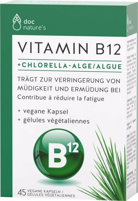 doc nature’s Vitamin B12 Chlorella Kapseln (45St)