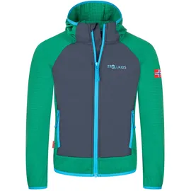 TROLLKIDS Seiland Fleecejacke Jungle Green 122