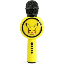 OTL Technologies Pokémon Pikachu Karaoke-Mikrofon mit kabellosem Lautsprecher und LED-Leuchten