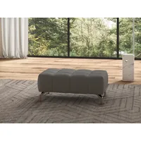 Sit&more Hocker »Cool«, mit silberfarbenen Füßen grau