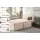 Atlantic Home Collection Schlafsofa Finn, wandelbar zum Loungesessel, Relaxliege und Gästebett, inkl. Kissen beige 80 cm x 43 cm x 70 cm