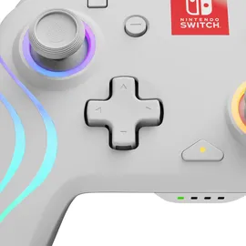 PDP Afterglow Wave Wireless Controller Weiß Switch, Switch OLED