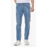 LE TEMPS DES CERISES Bequeme Jeans LE TEMPS DES CERISES, Herren, Gr. 28, EURO-Größen, blau, 90% Baumwolle, 8% Polyester, 2% Elasthan, Jeans, im lässigen Washed-Look