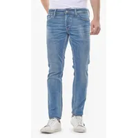 LE TEMPS DES CERISES Bequeme Jeans LE TEMPS DES CERISES, Herren, Gr. 28, EURO-Größen, blau, 90% Baumwolle, 8% Polyester, 2% Elasthan, Jeans, im lässigen Washed-Look