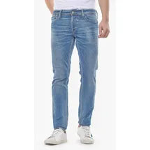 LE TEMPS DES CERISES Bequeme Jeans LE TEMPS DES CERISES, Herren, Gr. 28, EURO-Größen, blau, 90% Baumwolle, 8% Polyester, 2% Elasthan, Jeans, im lässigen Washed-Look