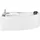 Beliani Neiva Whirlpool-Badewanne mit Tür 100 x 150 x 80 cm (Neiva)