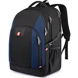 Della Gao Laptop Rucksack Herren, Arbeit Business Rucksack Wasserdicht Rucksack Schule Tasche Damen Daypack mit USB Ladeanschluss Rucksack für Männer Frauen Schule Arbeit Reisen