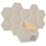 GLIESE Akustikplatte 12er-Pack Selbstklebende Schalldichte Akustische Schaumstoffpaneele, (12x Akustikplatte)