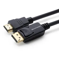 MicroConnect Adapterkabel - DisplayPort männlich eingerastet zu HDMI männlich