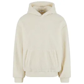 URBAN CLASSICS Teddy Hoodie Beige 3XL