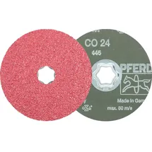 pferd tools Combiclick Keramikkorn Fiberscheibe Ø 115 mm Schleifteller 25 Stk
