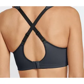 SCHIESSER Sport-BH Softcup Medium - Damen - Gr. 90C - anthrazit