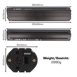 Bosch PowerTube 500 Wh vertikal BBP281