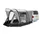 Kampa Action AIR Aufblasbares Busvorzelt 290 x 360 cm Grau