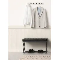 ascreation A.S. Création Vliestapete Wallpanel Holz 5 m x 1,06 m Hellgrau