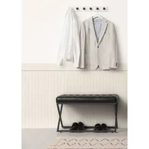 ascreation A.S. Création Vliestapete Wallpanel Holz 5 m x 1,06 m Hellgrau