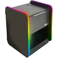 X Rocker Nachtkästchen Electra ca. 45x55,5x40cm Schwarz mit LED