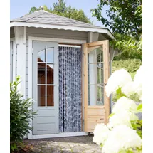 CONACORD Deko-Vorhang Flauschi silbergrau 90 x 200 cm