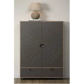 trendteam Vitrine Highboard Fusion 0 x 0 x 0 cm Braun