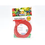 Humbert & Brandt GmbH 10er Set Einkochringe Einmachringe Gummiringe Dichtungsringe Rot 94x108mm