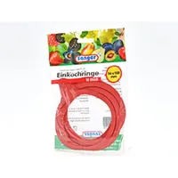 Humbert & Brandt GmbH 10er Set Einkochringe Einmachringe Gummiringe Dichtungsringe Rot 94x108mm
