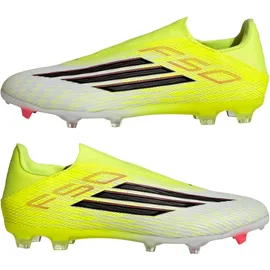 adidas F50 League Laceless FG/MG  Team Solar Yellow 2 / Core Black / Lucid Red 39 1/3