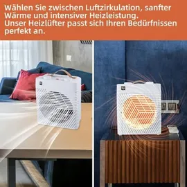 SHX Heizlüfter 2000 W Weiß