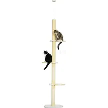 PawHut Kratzbaum 220-260 cm Gelb