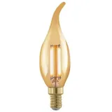 EGLO - led Kerzenlampe CF35 Candle 4W/827 300 lumen amber dimmable E14