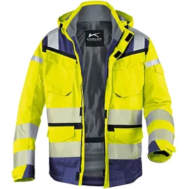 Kübler Wetterjacke REFLECTIQ SYMPATEX® PSA 2 warngelb/dunkelblau Form 1307 Größe M