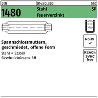 Industrial Quality Supplies DIN 1480 Spannschlossmuttern Stahl ÜZ SP