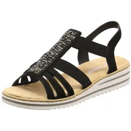 Rieker Keilsandalette Damen Schwarz 41