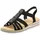 Rieker Keilsandalette Damen Schwarz 41