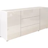 INOSIGN Sideboard »BERLIN«, Moderne grifflose Kommode Breite 150 cm, 4 Schubkästen/ 2 Türen weiß