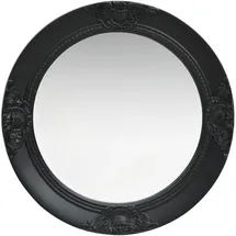 vidaXL Wandspiegel im Barock-Stil 50 cm Schwarz