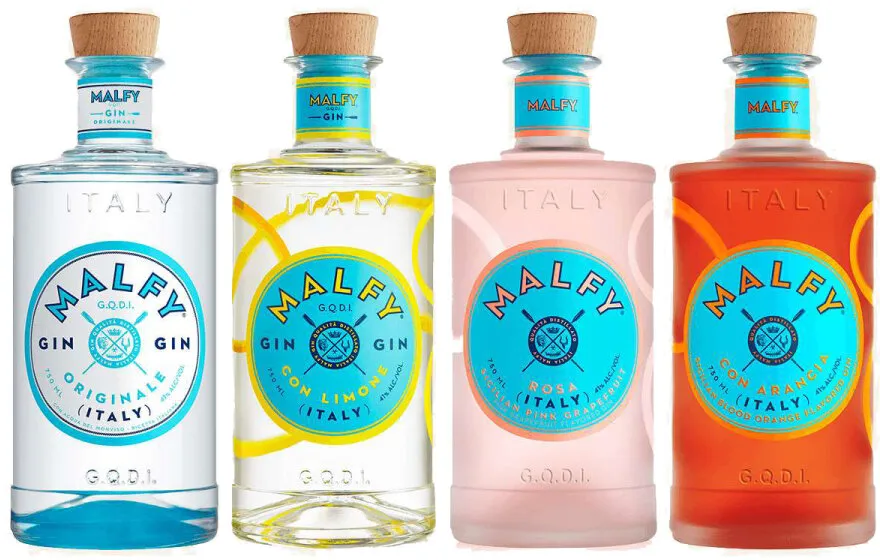 Malfy Miniatur - Gin Range - Tasting Set 4x 50 ml - Gin