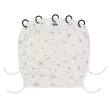 Dooky Universal Cover Dandelion Sonnenschutz, Wetterschutz für Babyschale, Kinderwagen und Buggy (UV-Schutz LSF 40+, TÜV getestet, universale Passform), Weiß