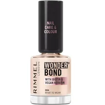 Rimmel London Wonder'bond Care+Color 004 what to wear Farblack 12 ml