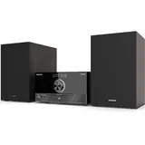 Aiwa MSBTU-600 Heim-Audio-Mikrosystem, Schwarz, Ablage, 50 W, RCA, FM