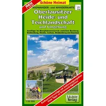 Barthel, A Radwander- und Wanderkarte Oberlausitzer Heide- und Teichlandschaft und Umgebung 1 : 50 000