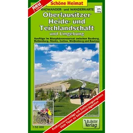 Barthel, A Radwander- und Wanderkarte Oberlausitzer Heide- und Teichlandschaft und Umgebung 1 : 50 000