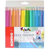 KORES Kolores Pastellfarbstifte 24 St. mehrfarbig