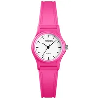 TONSHEN Kinder Fashion Junge und Mädchen Uhren Wasserdicht Plastik Lünette mit Kautschuk Band Casual Analog Quarz Sport Armbanduhren (Rot)