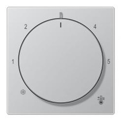 Jung Abdeckung für Thermostat (Aluminium)