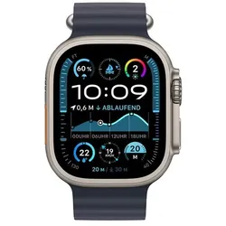 Apple Smartwatch »Apple Watch Ultra 2« 49 mm Cellular Ocean Armband grau